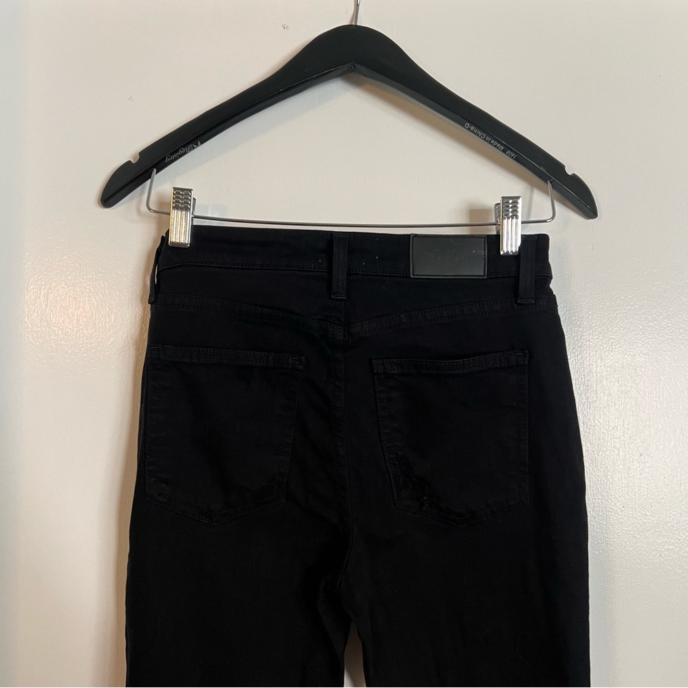 Like New Pistola Black Denim Skinny Fit Distressed Jeans - Picture 5 of 6